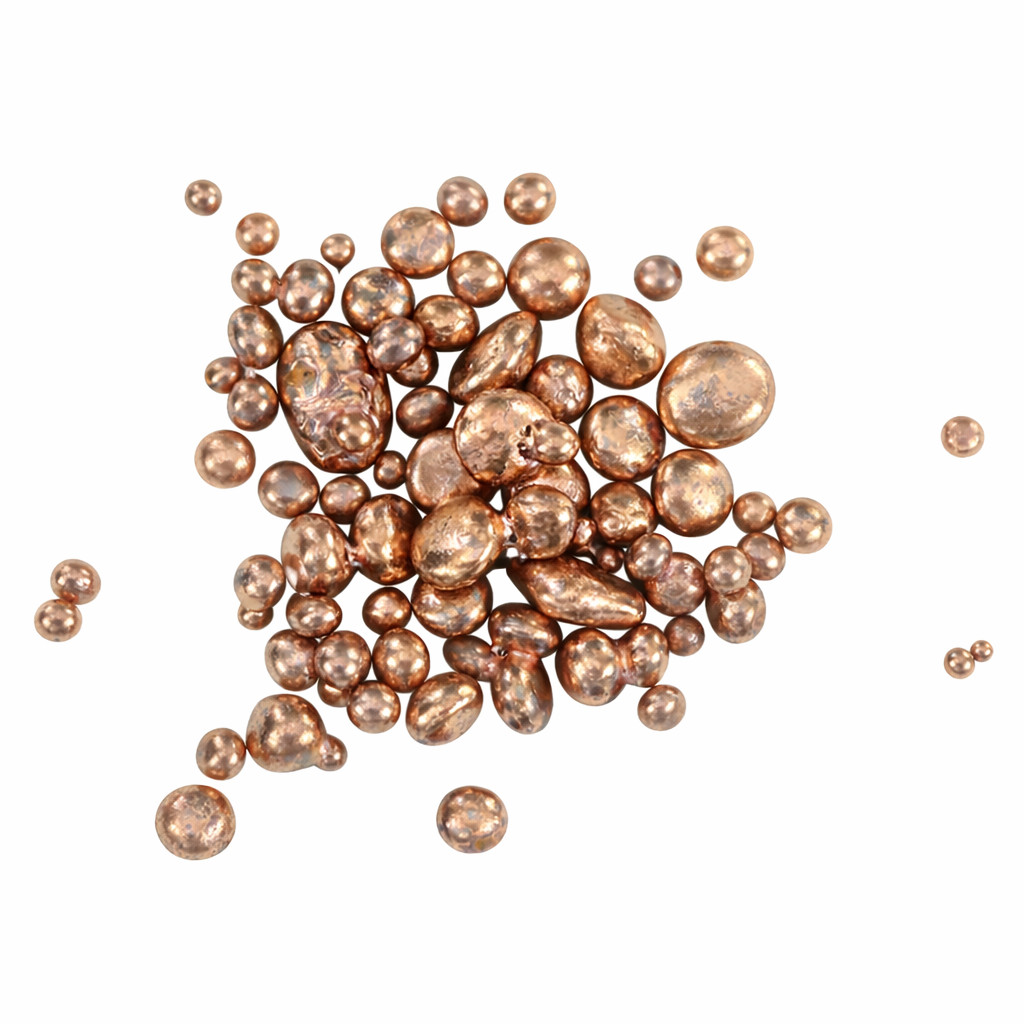 5 LBS 99.9% Pure Copper Shot Alloying Metal Sterling Silver Casting Refining