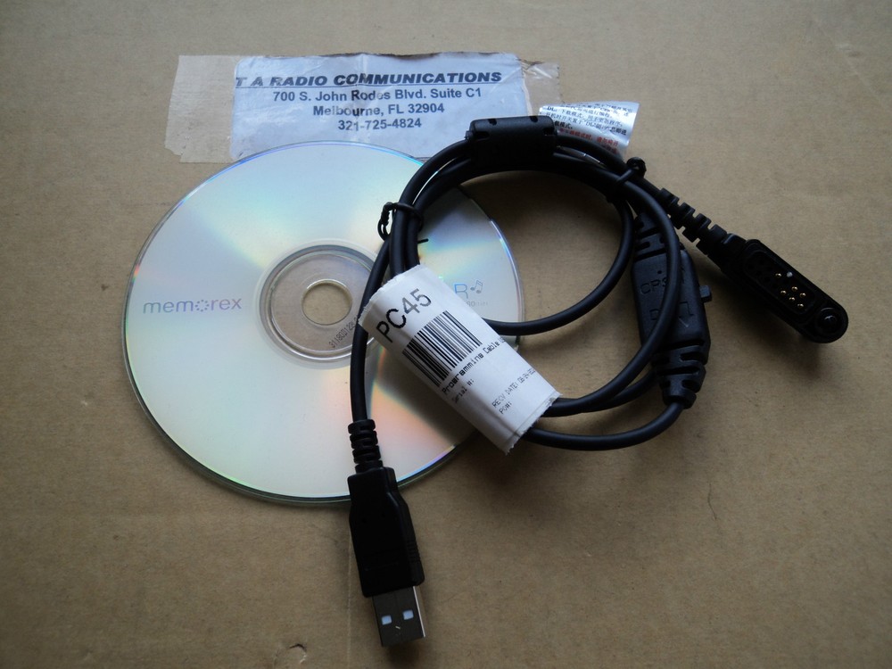 HYT Compatible PROGRAMMING CABLE Software X1e X1P PD662 PD682 PD602 PC45 HYTERA