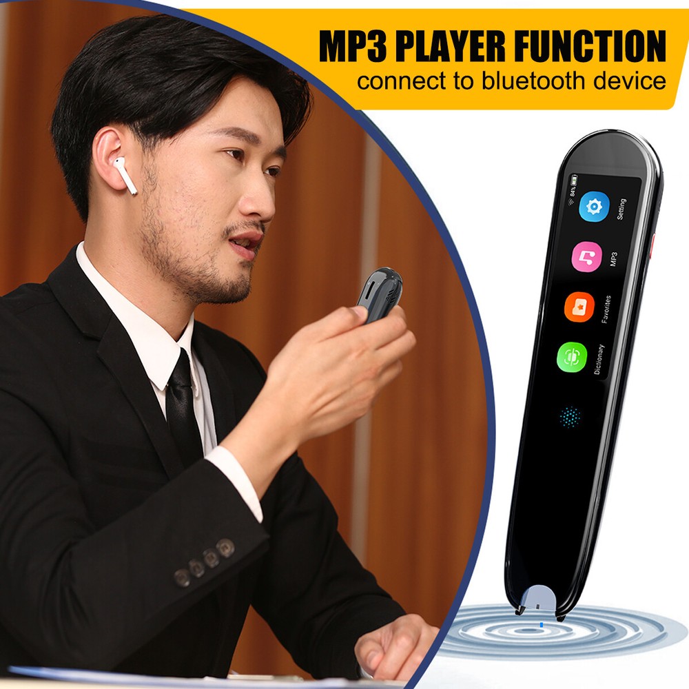 Language Translator Device 112 Language Real Time Translator pen Smart Recording