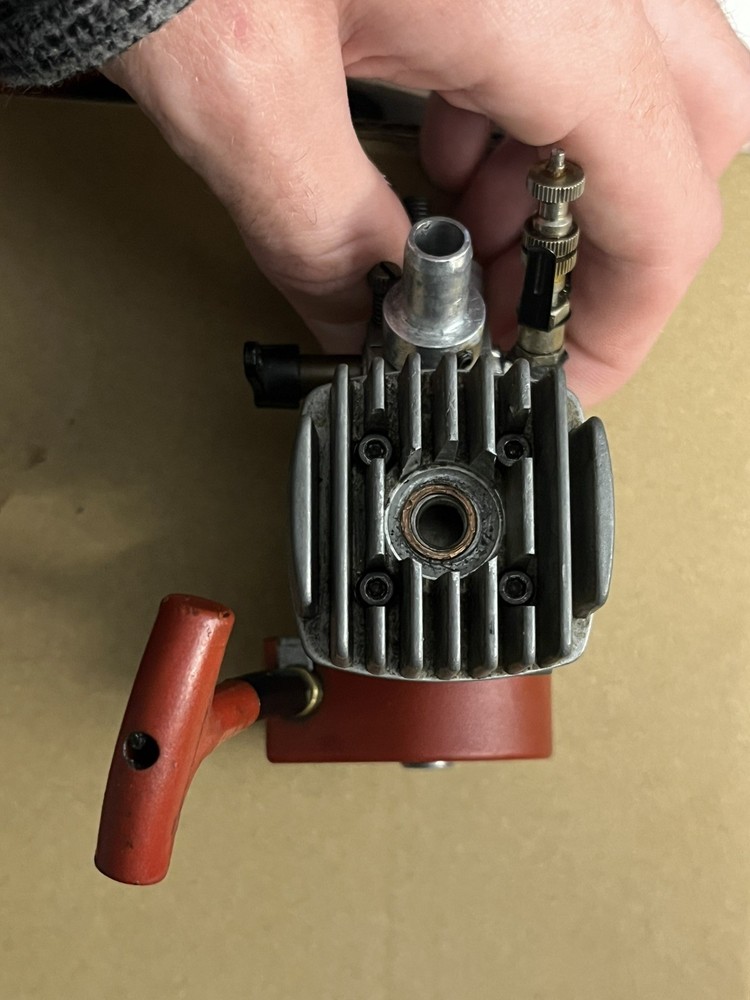 Vintage OS Max .10 FP Rare Nitro Engine w/ Kyosho GS Start