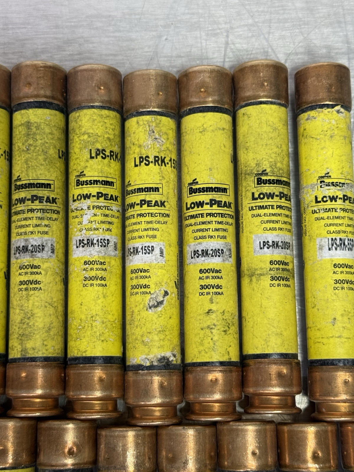 Bussmann LPS-RK Fuse Lot 23 Low-Peak RK1 600V 5SP 15SP 20SP Mixed