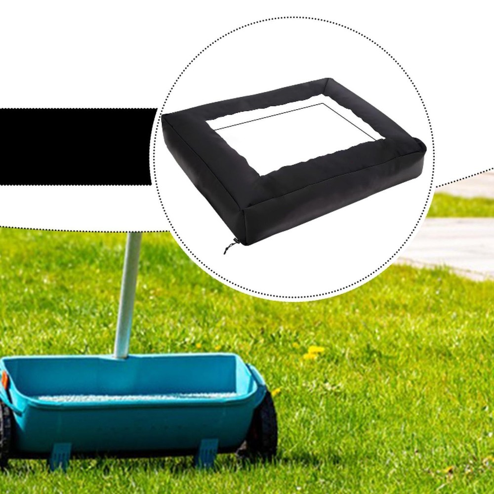 Broadcast Spreader Cover Reusable with Clear Window for Park Backyard Yard