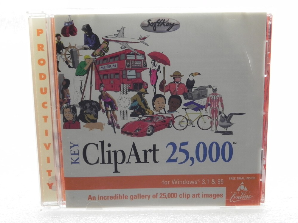 Key Clip Art 25,000 - PC CD Computer Software Clip Art