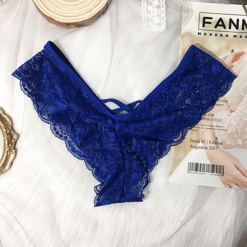 6 Packs Lot Womens French Lace Panties G string Thongs Brief Underwear Lingeries