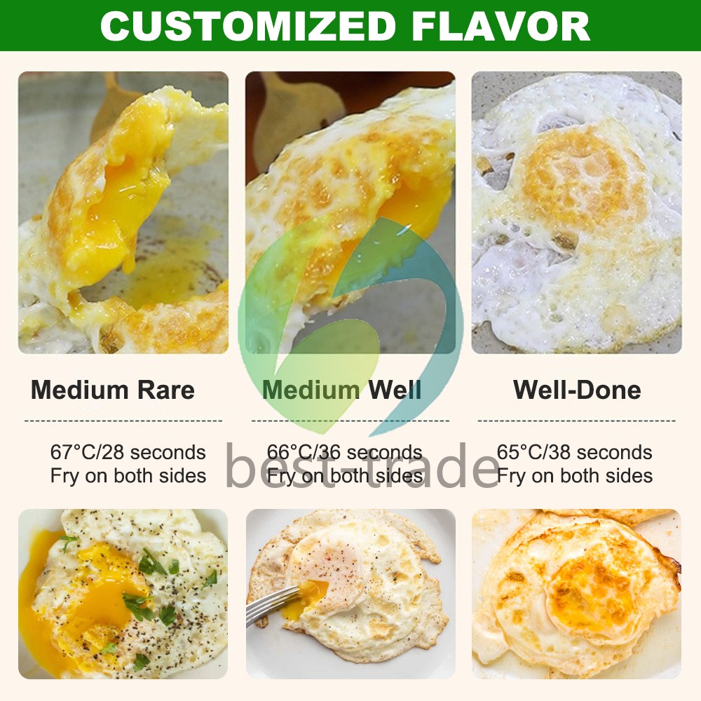 Commercial Soft Boiled Egg Frying Machine Automatic Omelette Maker Bakery Shop