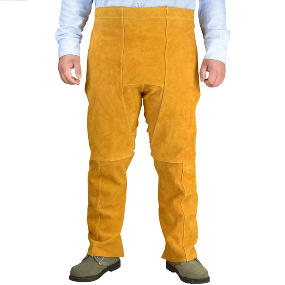 Fire Resistant-Chaps Adjustable Welding-Chaps Adjustable Buttons Cut Resistant