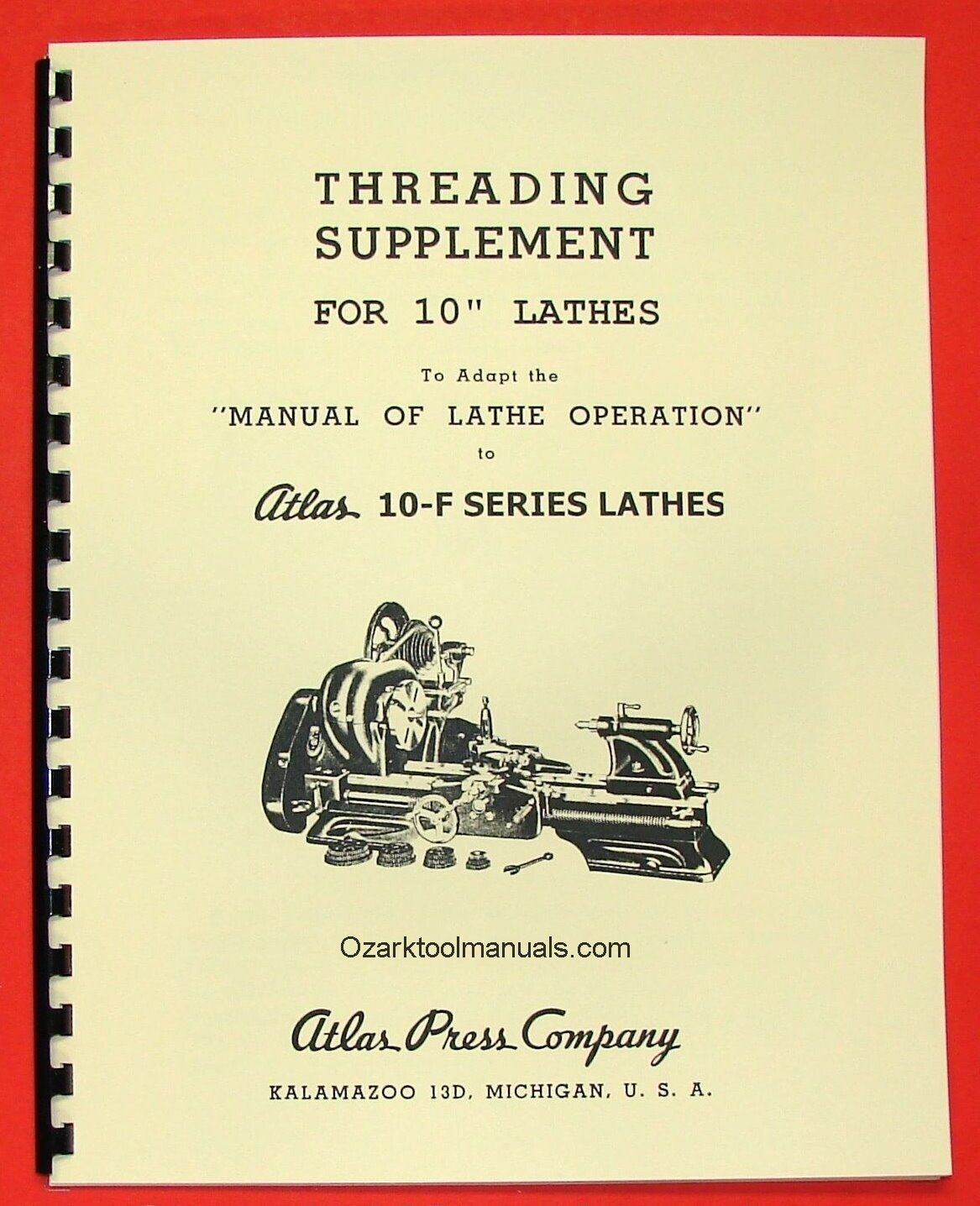 ATLAS/CRAFTSMAN 10-F Metal Lathe Threading Operations Manual 0020