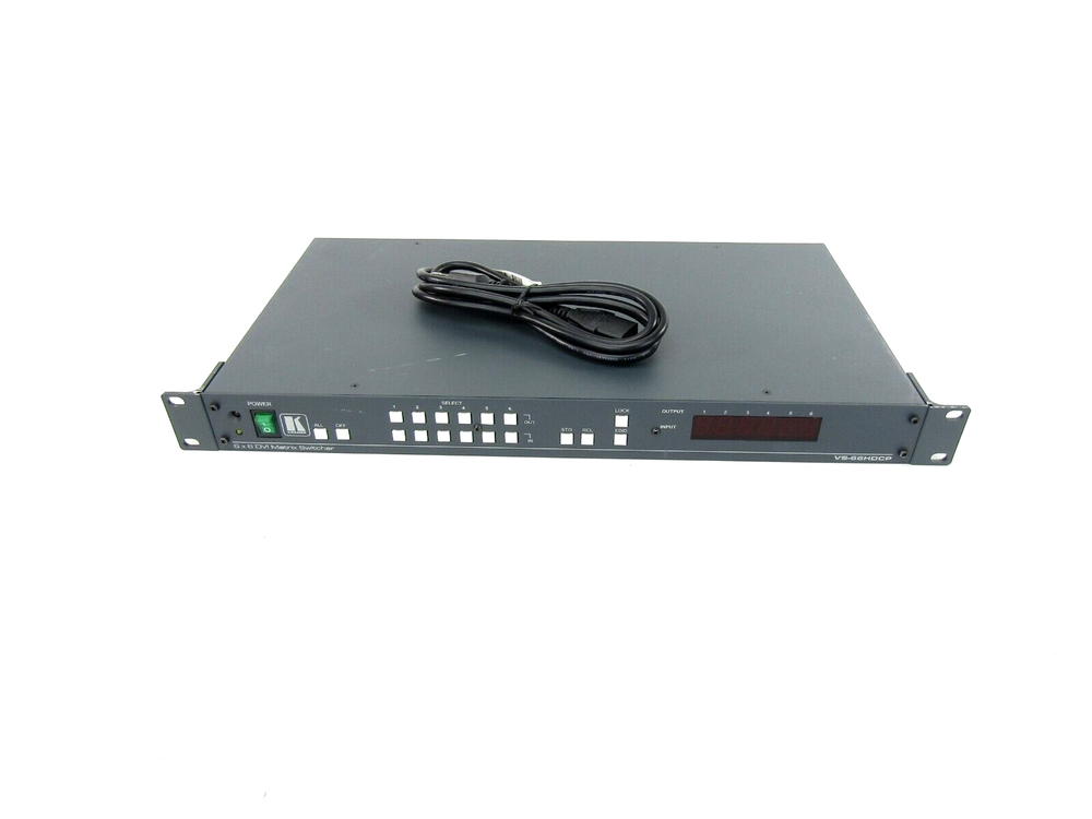 Kramer VS-66HDCP 6x6 DVI Matrix Switcher