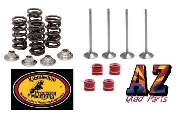 Kawasaki KFX400 KFX 400 Kibblewhite Intake & Exhaust Valves Springs Kit Seals