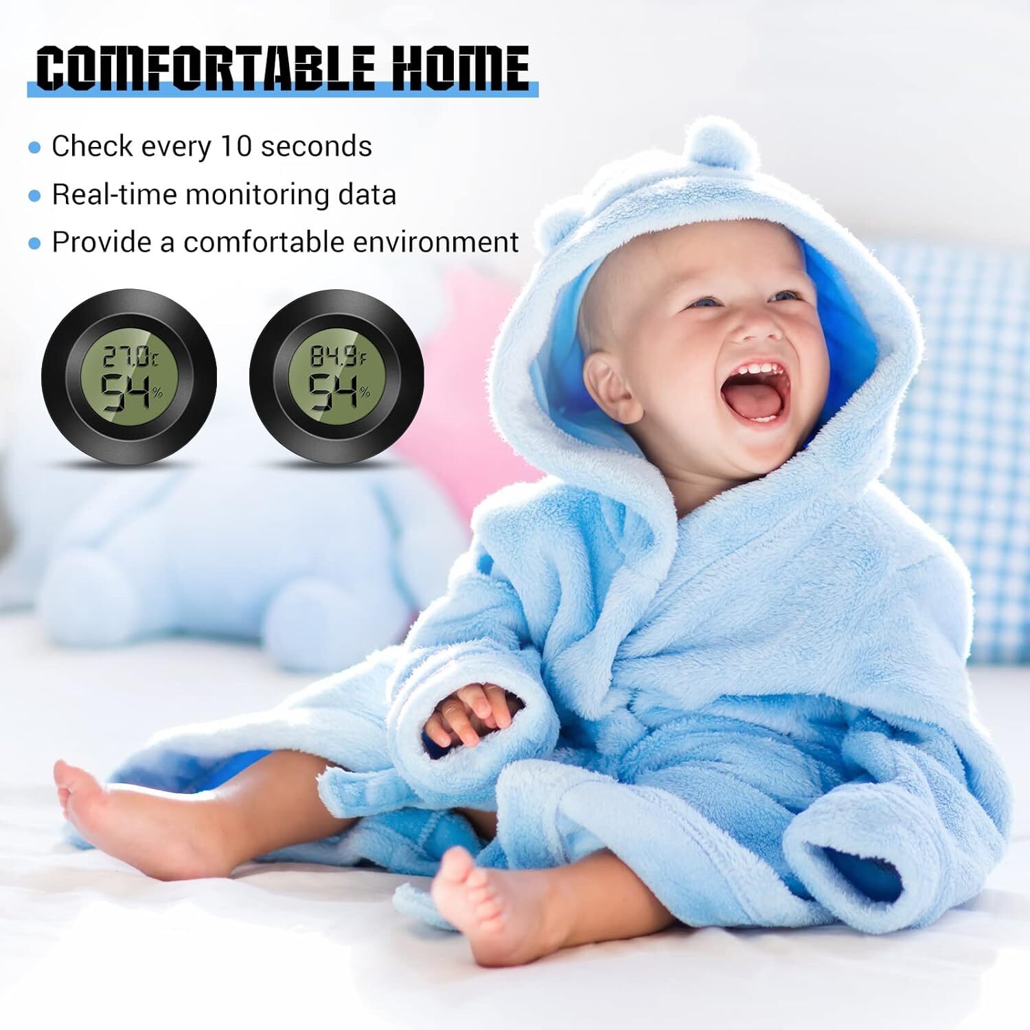 5/10/15/20 Pcs Mini Hygrometer Thermometer Digital Humidity Temperature Gauge
