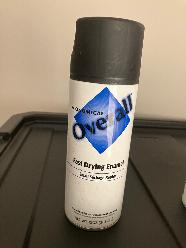 Economical Overall Fast Drying Enamel Flat Black ~ 10oz  -