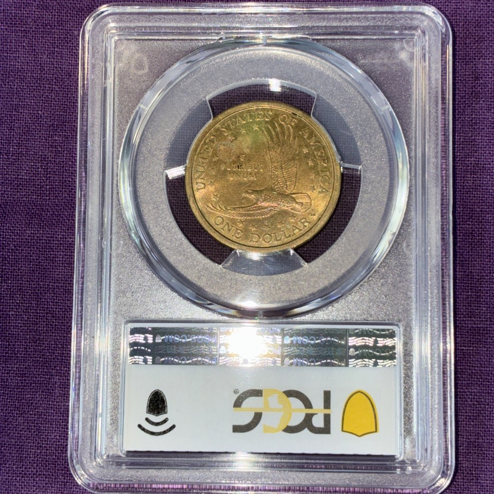2000-P Gem Native American Sacagawea Dollar PCGS AU 58