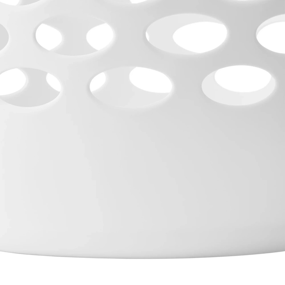 (3 pack) Mainstays Plastic Round Laundry Hamper, White, with Carrying Handles