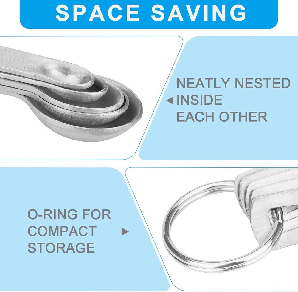 Stainless Steel Mini Measuring Spoon Set