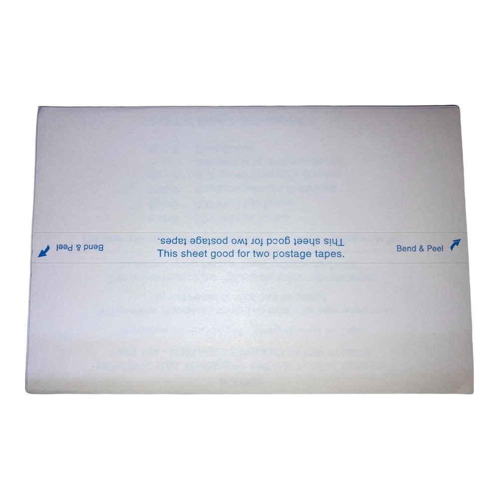 STAMP SHEETS Pitney Bowes Postage Meter White Pack 50