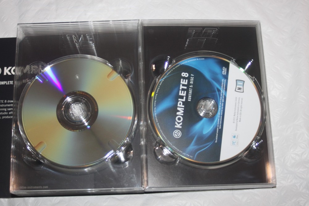 The Komplete 8 Instruments & Effects Collection Discs (Educational Version)