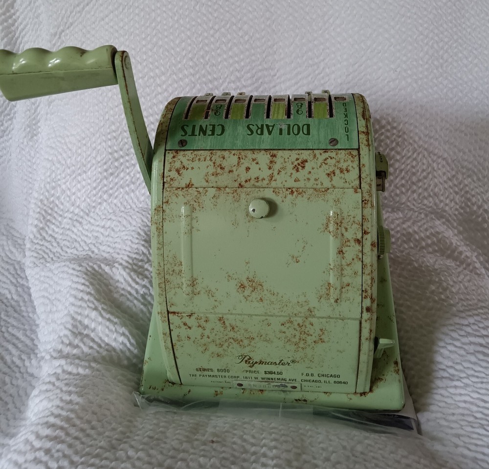 Paymaster Ribbon Writer Series 8000-No Key.
