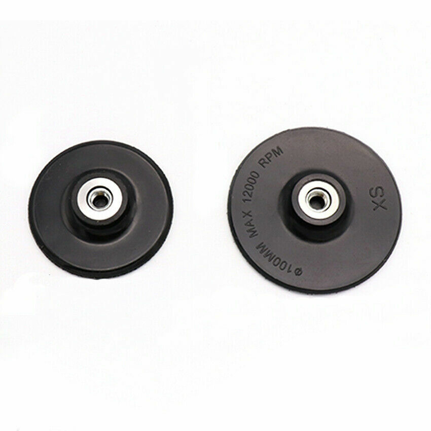 3'' 4'' Hook and Loop Backing Pad M10 Thin Hard for Angle Grinder Polishing Pads