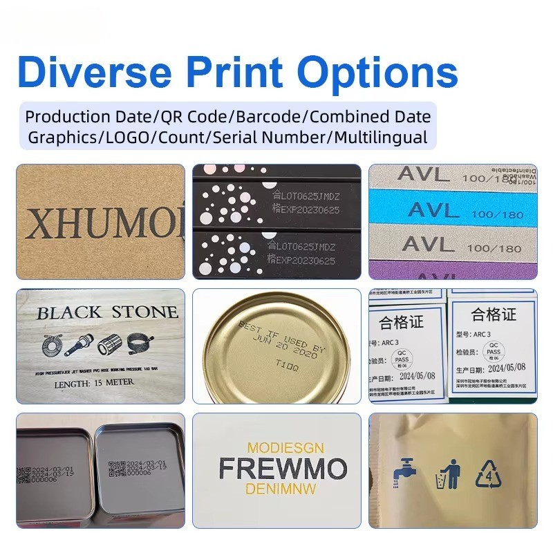 automatic online inkjet printer does not include a conveyor