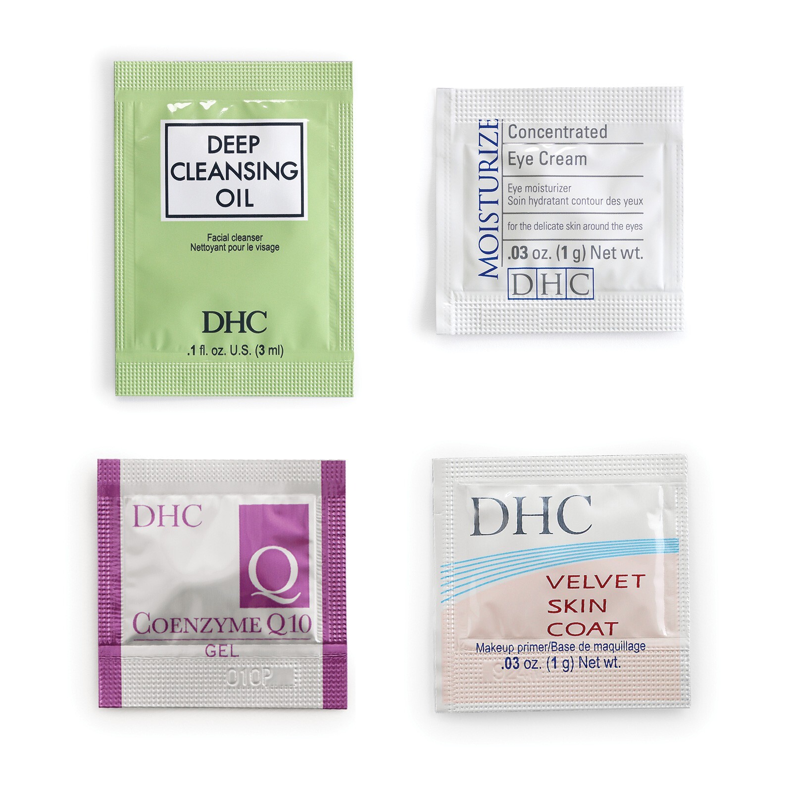DHC Revitalizing Moisture Strips: Eyes, 2 pack, includes 4 free samples