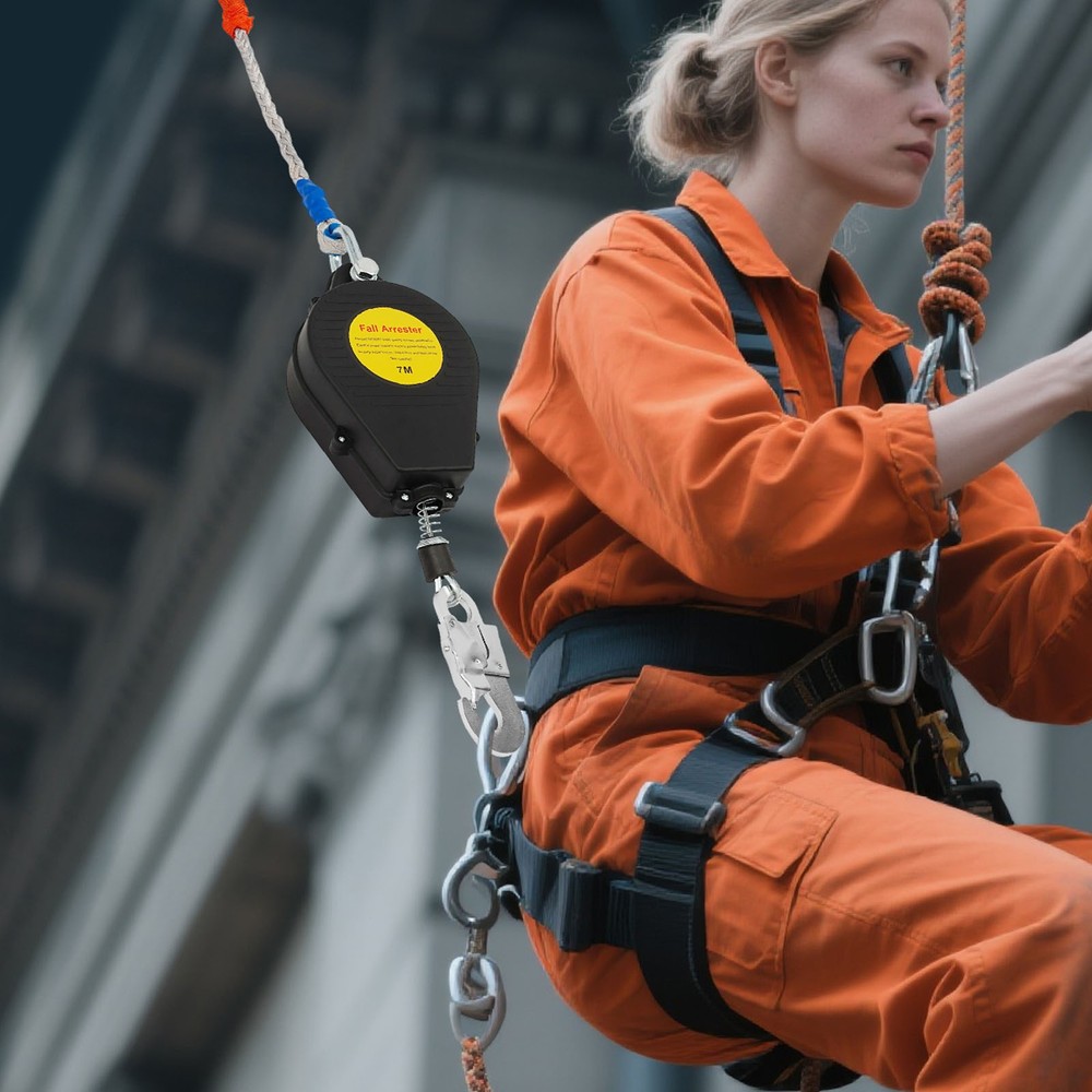 Self-Retractable Fall Arrester Fall Arrest Protector Fall Protection Gear 150kg
