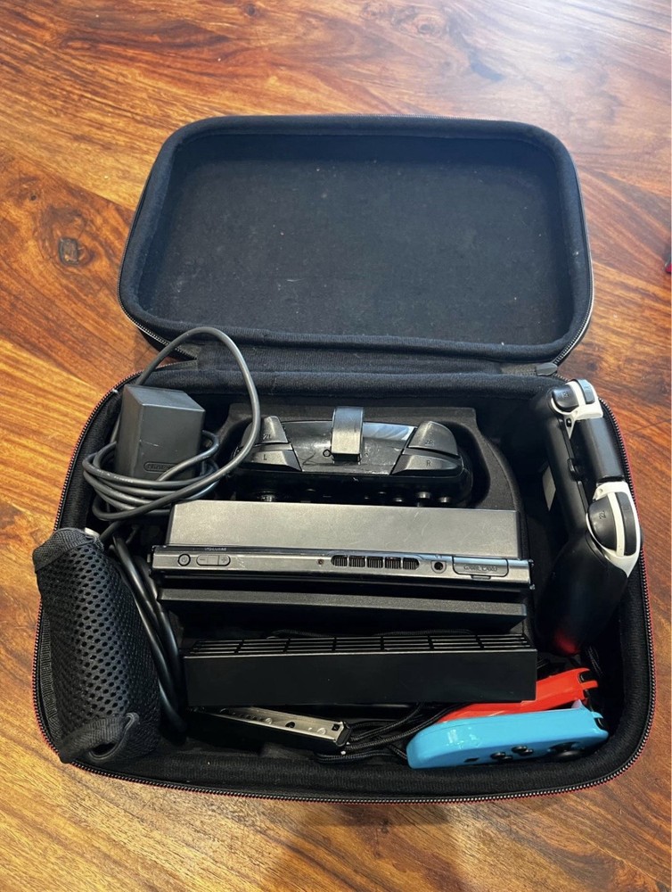 Nintendo Switch OLED Console Bundle Joy-Con Pro Controllers Dock Case