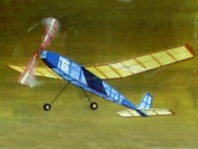 Comet Model Airplane Plans (FF): Cloud Buster 22" Cabin Model Rubber-Powered