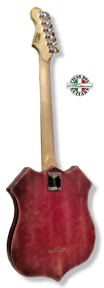 Matteacci's Route 66 shield electric guitar