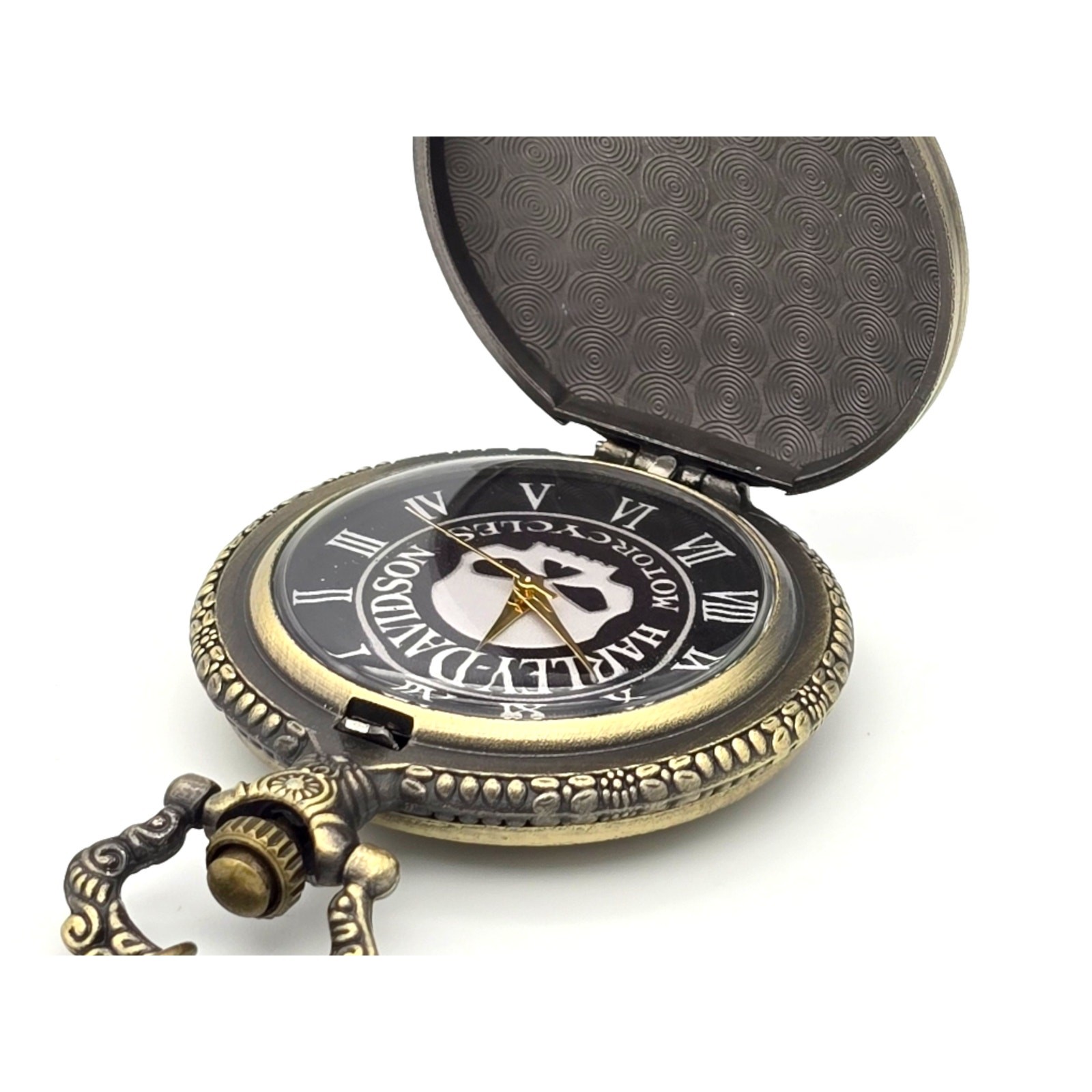 Harley Davidson Pocket Watch - Motorcycle Rider Gift for Bikers Vintage Look