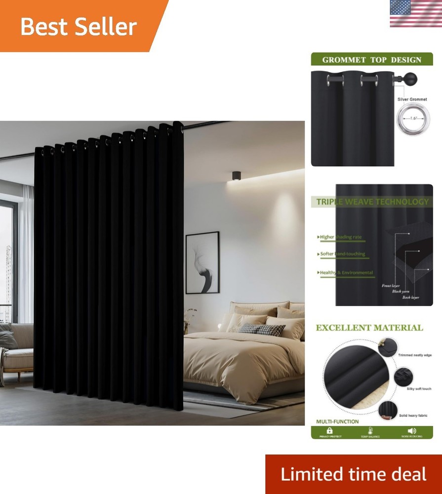 Room Separating Divider, Room Divider Curtain Screen Partition, Function Ther...