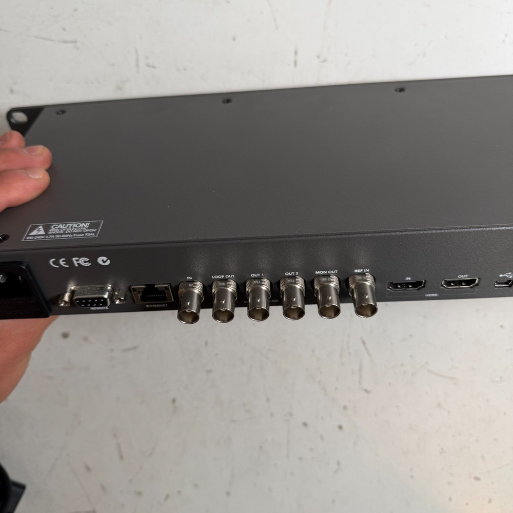 Blackmagic Design HyperDeck Studio 2 Gray Compact Professional Broadcast Deck