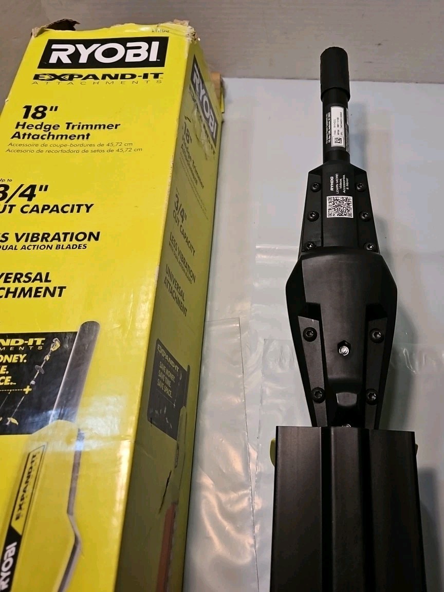 READ Ryobi Expand-It 18 in. Universal Hedge Trimmer Attachment (RYHDG)