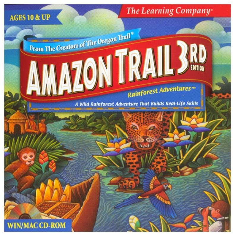Amazon Trail 3 3rd Edition PC MAC CD learn rainforest plants animals river game