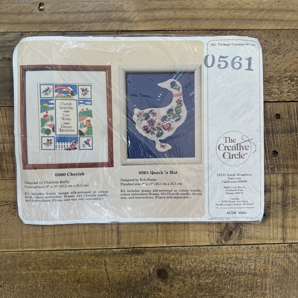 Quack 'n Mat Duck Needlepoint Kit ~ The Creative Circle #0561