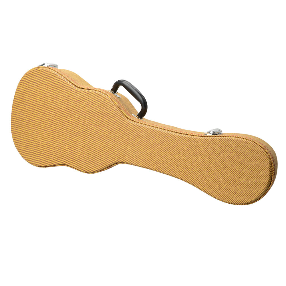 26" Top Grade Tenor Leather Ukulele Case Yellow