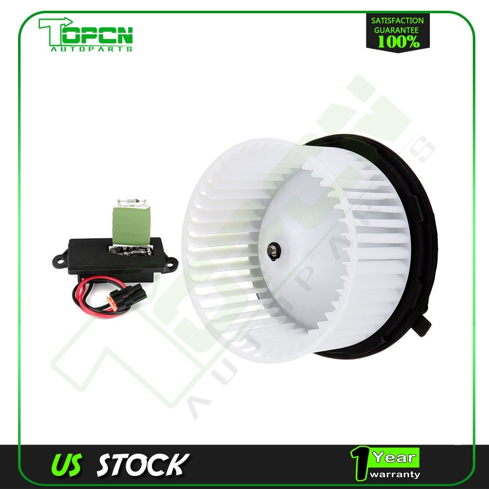 Blower Motor and Resistor Front Fit For 2003-2004 2006 Chevrolet Silverado 1500