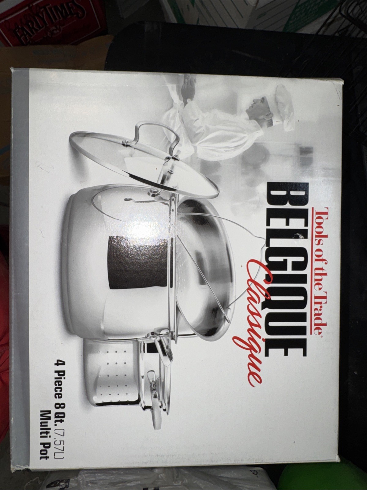 Belgique Classique Stainless Steel 4 pc multi pot 8 qt New