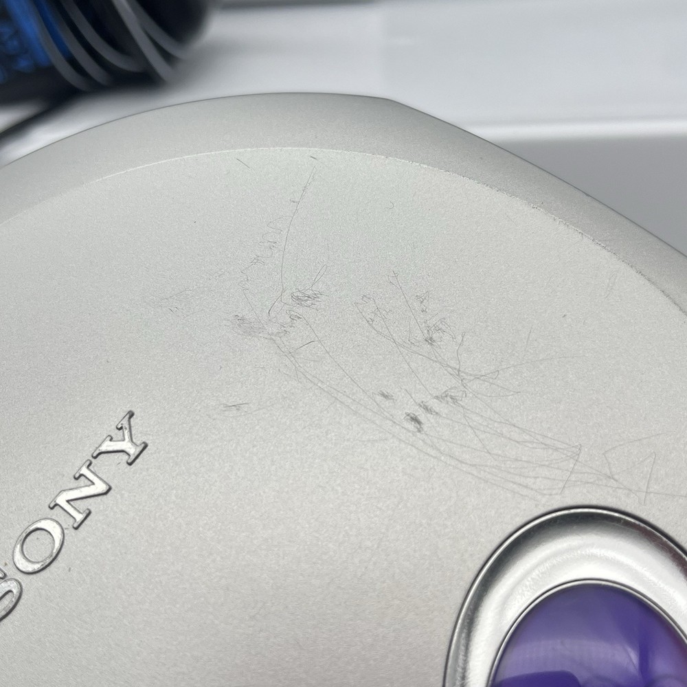 Sony Walkman D-E351 Portable CD Player Boxed Working Silver