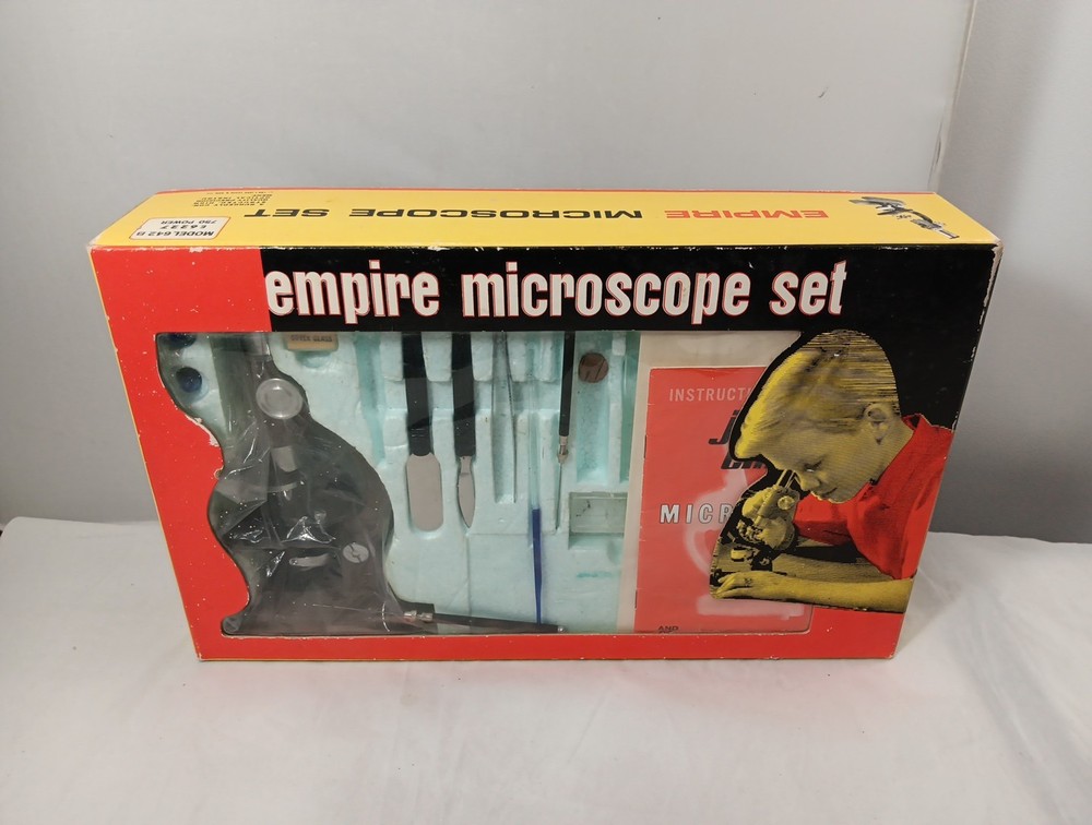 1967 Empire Microscope Set Model 642 B
