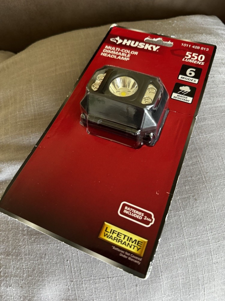 Husky 550 Lumens Compact Multi-Setting Dimmable Headlight