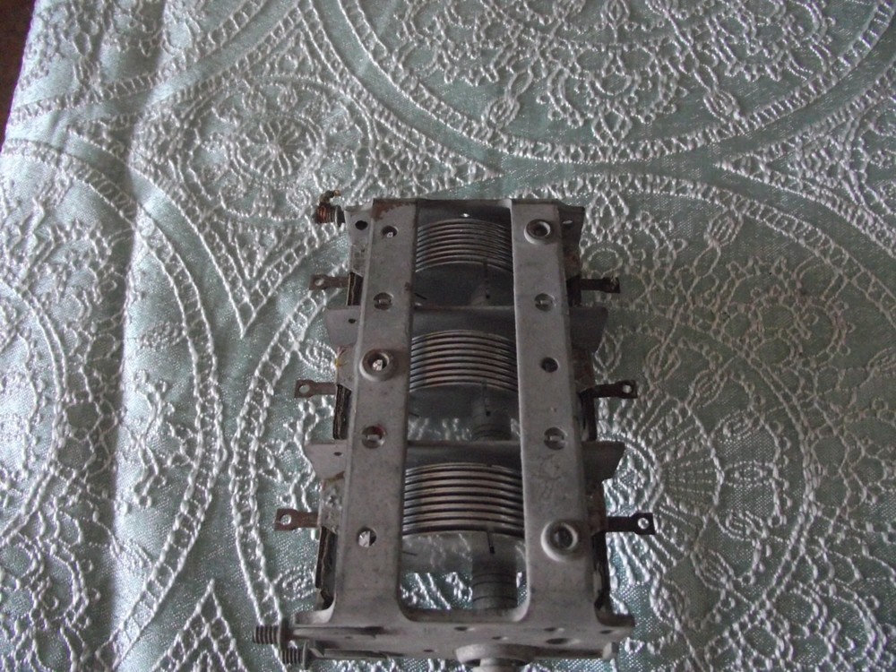 GI CORP B-1203-6 VARIABLE CAPACITOR WITH A TUNING WHEEL.