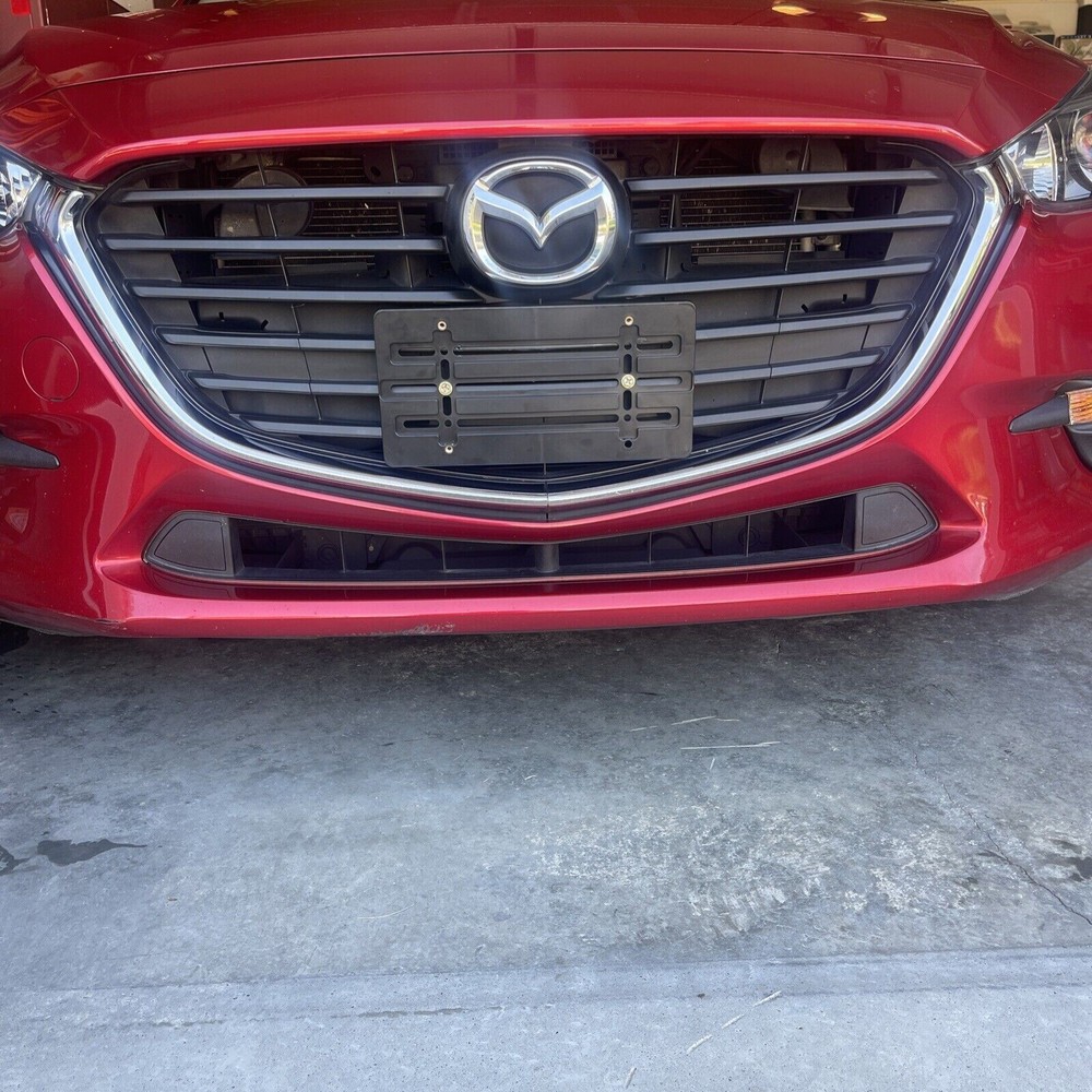 License Plate Tag Holder Mounting Relocator Adapter Bumper Kit Bracket for MAZDA