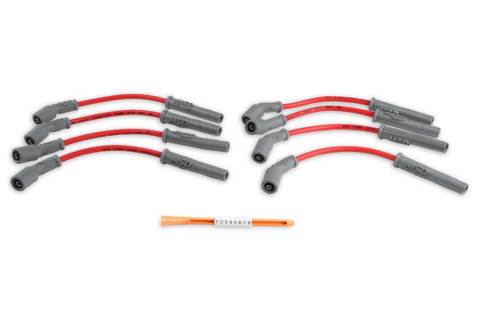 32829 MSD Super Conductor Spark Plug Wire Set - 99-13 GM Truck & SUV - Red