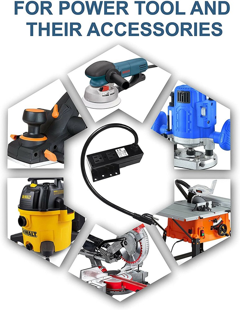 Multi-Purpose Router Table Power Switch Dust Control Power Tool Switch 15A 125V