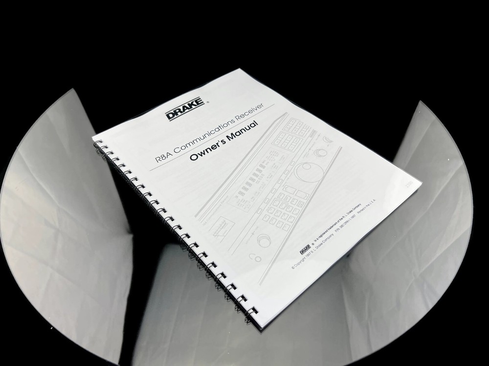 Drake R8A Receiver Instructions Operating Manual User Guide Coil Bound