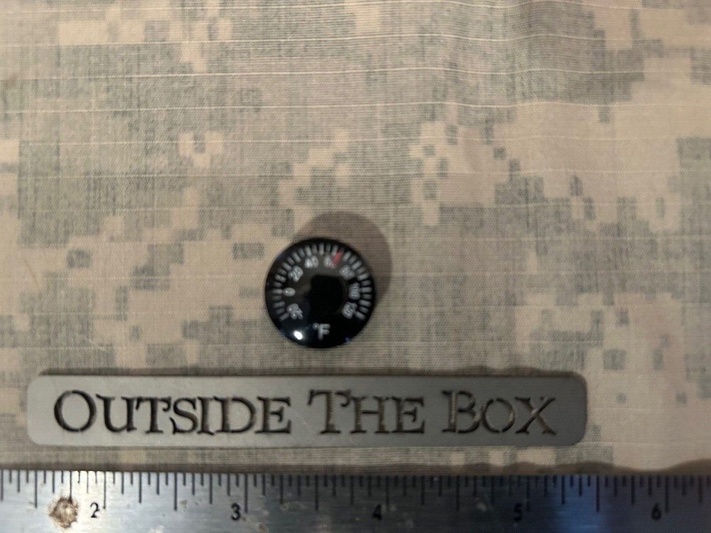 20mm Button Thermometer - Grade AA, JAPAN, High Quality, EDC (About 3/4")