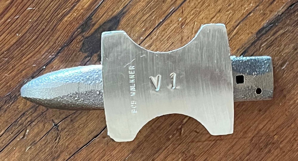 BAR U BAR SUPPLY, Skull Valley. AZ Mini Blacksmith Anvil Signed & Numbered