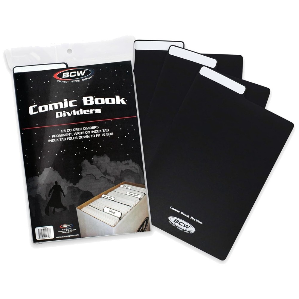 Comic Dividers - 25 Pack | Archival Polyethylene Plastic