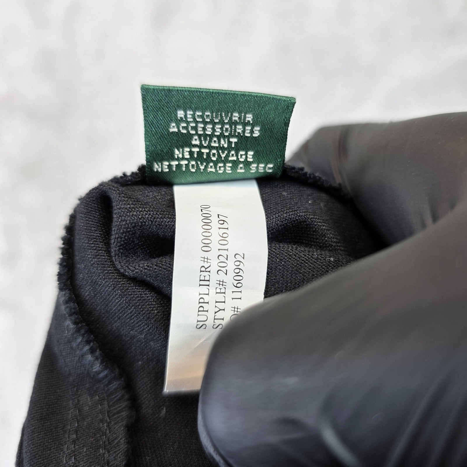 Lauren Ralph Lauren Skirt Womens 20W Black Pencil Zip Pockets Stretch Slit