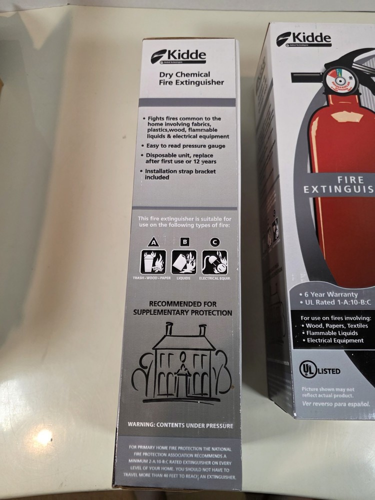 2 Kiddie Fa110g Multi-purpose Fire Extinguishers